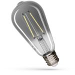 Immagine di LED ST64 2,5W E27 COG MODERNSHINE - NW - VETRO SCURO 