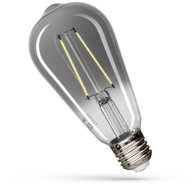 Immagine di LED ST64 2,5W E27 COG MODERNSHINE - NW - VETRO SCURO 