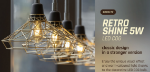 Immagine di LED GLS 2W E27 COG RETROSHINE - WW