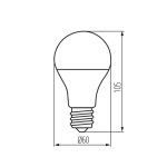 Immagine di Lampadina led SMART S A60 7W E27 CCT - controllabile tramite google e alexa
