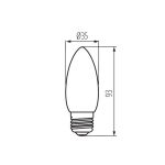 Immagine di Lampadina led XLED C35M - 6W - WW E NW 