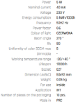 Immagine di 5W - LED GLS E27 - LAMPADINA COLORATE - 5W - ROSSO