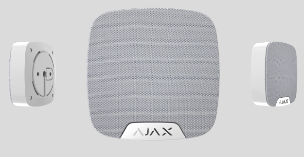 Immagine di HOMESIREN - Sirena wireless per interni BIANCO