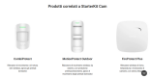 Immagine di StarterKit Cam -  sicurezza wireless  - Controlla il tuo sistema di sicurezza da qualsiasi parte del mondo con uno smartphone - BIANCO 