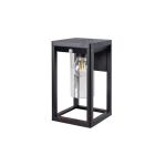 Immagine di LAMPADA A PARETE CON SENSORE - 1XE27 - IP44 - 150*270 - VIMO NERO