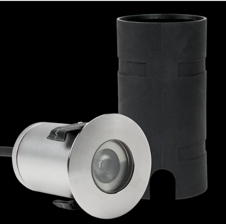 Immagine di FARO ESTERNO DA INCASSO - Inground Alpha R - DIAMETRO  5.5CM - 1,6W - DISPONIBILE IN LUCE CALDA E NATURALE 