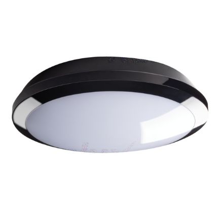 Immagine di PLAFONIERA A LED SOFFITTO E PARETE - 25W - NW - IP65 - NERO DABA  - DIAM.30