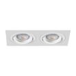Immagine di MULTIFARETTO A INCASSO - 2XGU10  - 30° - FORO 155*80 - DIM  170*90 - SEIDY BIANCO 