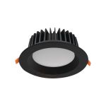 Immagine di FARETTI / PANNELLI AD INCASSO A LED - IP44/20 - FORO DA 125/175/210  - NERO TIBERI