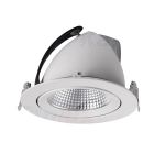 Immagine di PROIETTORE A INCASSO A LED - HIMA 4000K - 45° - FORO 175 - DIAMETRO 190 - BIANCO 