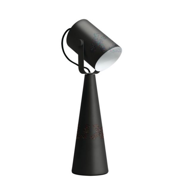 Immagine di LAMPADA DA SCRIVANIA / TAVOLO LARATA  - E27 - NERO