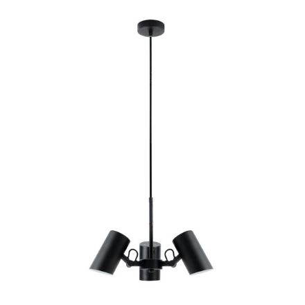 Immagine di LAMPADA A SOSPENSIONE AGZAR - 3XE14 - 40*150 - NERO 