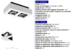 Immagine di FARETTI A SOFFITTO 2XGU10 - STOBI DLP 250 - NERO - 141*143*85 mm - 60/45° 