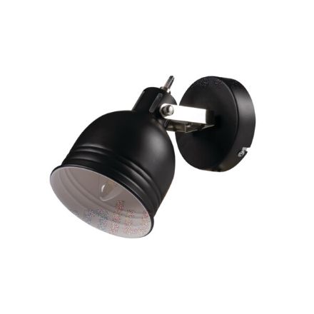 Immagine di LAMPADA A SOFFITTO E PARETE - DERATO 1XE14 - NERO 