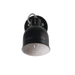 Immagine di LAMPADA A SOFFITTO E PARETE - DERATO 1XE14 - NERO 