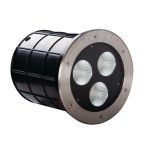 Immagine di PROIETTORE A INCASSO CARRABILE - TURRO LED 3X15W - NW - IP67 40° 4000K 45W 