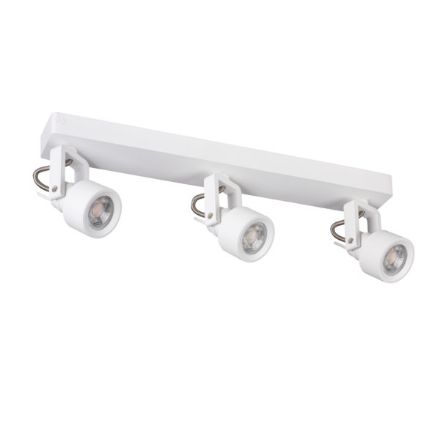 Immagine di FARETTO DIREZIONALE SOFFITTO E PARETE - 3XGU10 LINEARE SONDA II - BIANCO