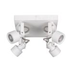 Immagine di FARETTO DIREZIONALE SOFFITTO E PARETE - 4XGU10 SONDA II - BIANCO 