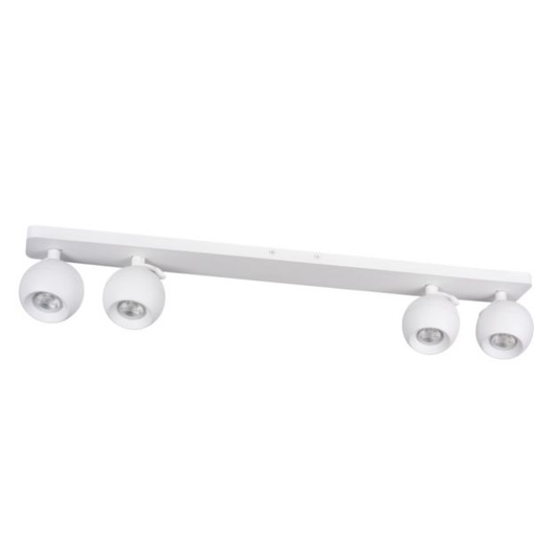 Immagine di FARETTI DIREZIONALI SOFFITTO E PARETE - 4XGU10 LINEARE GALOBA - BIANCO 