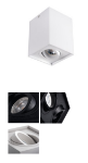 Immagine di PROIETTORE A SOFFITTO GORD - 96*125*96 mm - 25° - IP20 - 1XGU10 - NERO