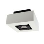 Immagine di FARETTO A SOFFITTO DIREZIONALE IP20  1XGU10 - MIRORA - W/B - 145*145*85 mm - 