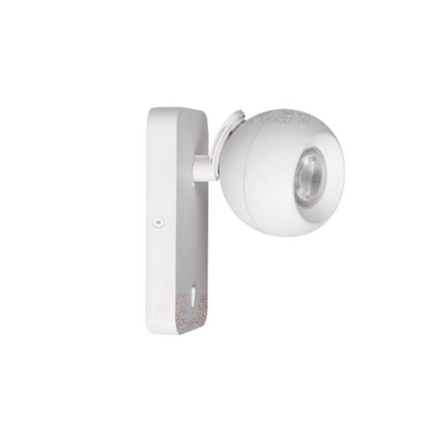 Immagine di LAMPADA DA PARETE CON INTERRUTTORE ON/OFF - 1XGU10 - BIANCO GALOBA 