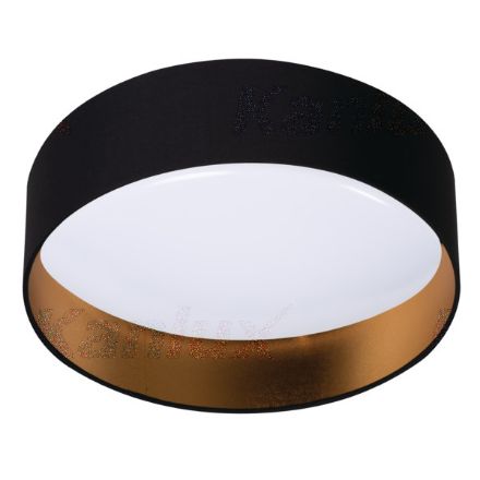 Immagine di PLAFONIERA A SOFFITTO LED - 17,5W - 116*400 - IP20 - NERO/ORO RIFA