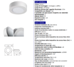 Immagine di PLAFONIERA LED CIRCOLARE  - 4000K - IP20 110° - BIANCO CARSA