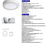 Immagine di PLAFONIERA LED CIRCOLARE  - 4000K - IP20 110° - BIANCO CARSA