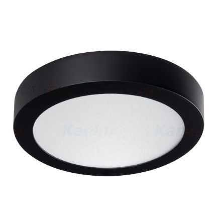 Immagine di PLAFONIERA LED CIRCOLARE - 4000K - IP20 110° - NERO CARSA