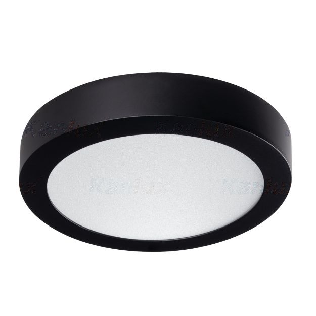 Immagine di PLAFONIERA LED CIRCOLARE - 4000K - IP20 110° - NERO CARSA