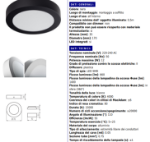 Immagine di PLAFONIERA LED CIRCOLARE - 4000K - IP20 110° - NERO CARSA