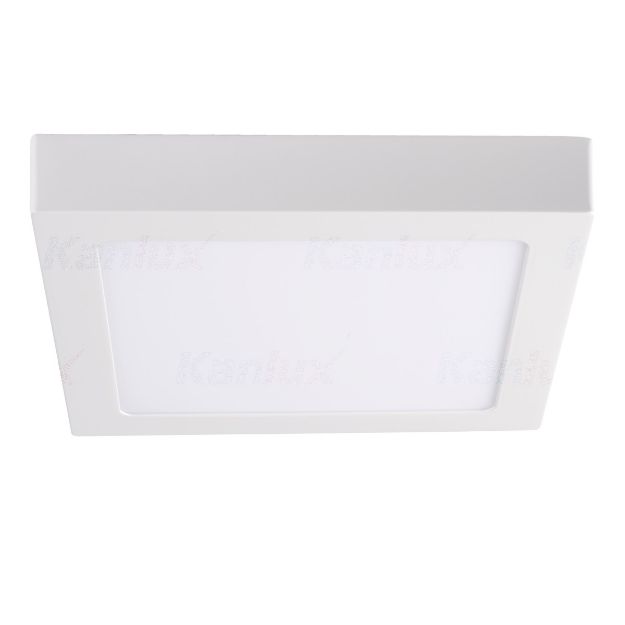 Immagine di PLAFONIERA LED QUADRATA - 4000K - IP20 110° - BIANCO KANTI