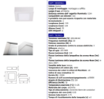 Immagine di PLAFONIERA LED QUADRATA - 4000K - IP20 110° - BIANCO KANTI
