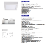 Immagine di PLAFONIERA LED QUADRATA - 4000K - IP20 110° - BIANCO KANTI
