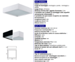 Immagine di PLAFONIERA A SOFFITTO - E27 - IP20 - BIANCO MERSA