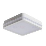 Immagine di ILLUMINAZIONE SOFFITTO E PARETE A LED - IP54 - NW - BIANCO BENO QUADRATO - DISPONIBILE CON E SENZA SENSORE 
