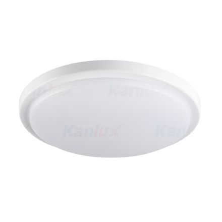 Immagine di PLAFONIERA SOFFITTO E PARETE A LED - IP 54 - NW - BIANCO ORTE - DISPONIBILE CON E SENZA SENSORE 