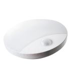 Immagine di PLAFONIERA LED PER SOFFITTO E PARETE - IP44 15W 4000K - BIANCO SANSO - CON SENSORE  