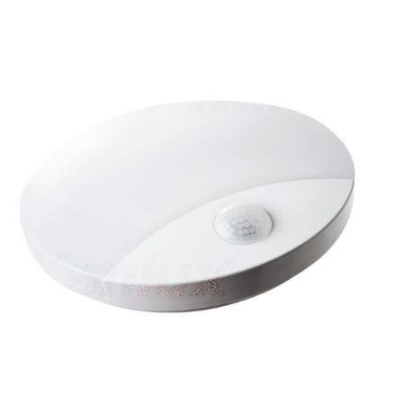 Immagine di PLAFONIERA LED PER SOFFITTO E PARETE - IP44 15W 4000K - BIANCO SANSO - CON SENSORE  