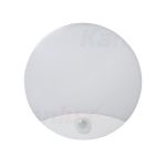 Immagine di PLAFONIERA LED PER SOFFITTO E PARETE - IP44 15W 4000K - BIANCO SANSO - CON SENSORE  