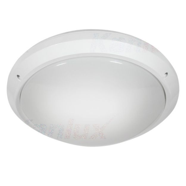 Immagine di PLAFONIERA SOFFITTO E PARETE - E27 - IP54 BIANCO MARC