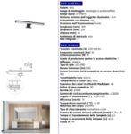 Immagine di PLAFONIERA LED CON APPOGGIO SU MOBILE - IP44 NW - NERO ASTIM 