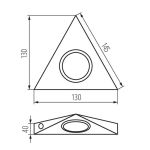 Immagine di LAMPADA SOTTOPENSILE G4 12V IP20 - ON/OFF - CROMATO OPACO ZEPO