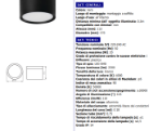 Immagine di PROIETTORI A SOFFITTO LED - 170*113 - 115° - NERO TIBERI 