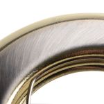 Immagine di FARETTO A INCASSO FISSO - DIM 82 - FORO 60/75 - HORN NICHEL OPACO/ORO