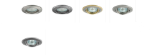 Immagine di FARETTO A INCASSO ORIENTABILE - DIM 92 - FORO 70/85 - 15° - HORN NICHEL 