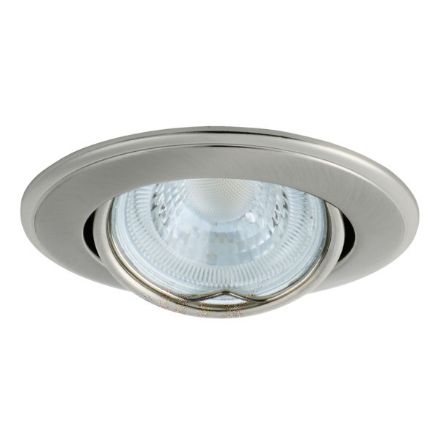 Immagine di FARETTO A INCASSO ORIENTABILE - DIM 92 - FORO 70/85 - 15° - HORN NICHEL 
