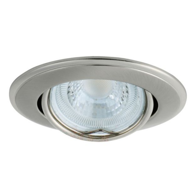 Immagine di FARETTO A INCASSO ORIENTABILE - DIM 92 - FORO 70/85 - 15° - HORN NICHEL 
