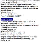 Immagine di FARETTO A INCASSO ORIENTABILE - AGEO NERO - 20° - FORO 95 - DIM 107